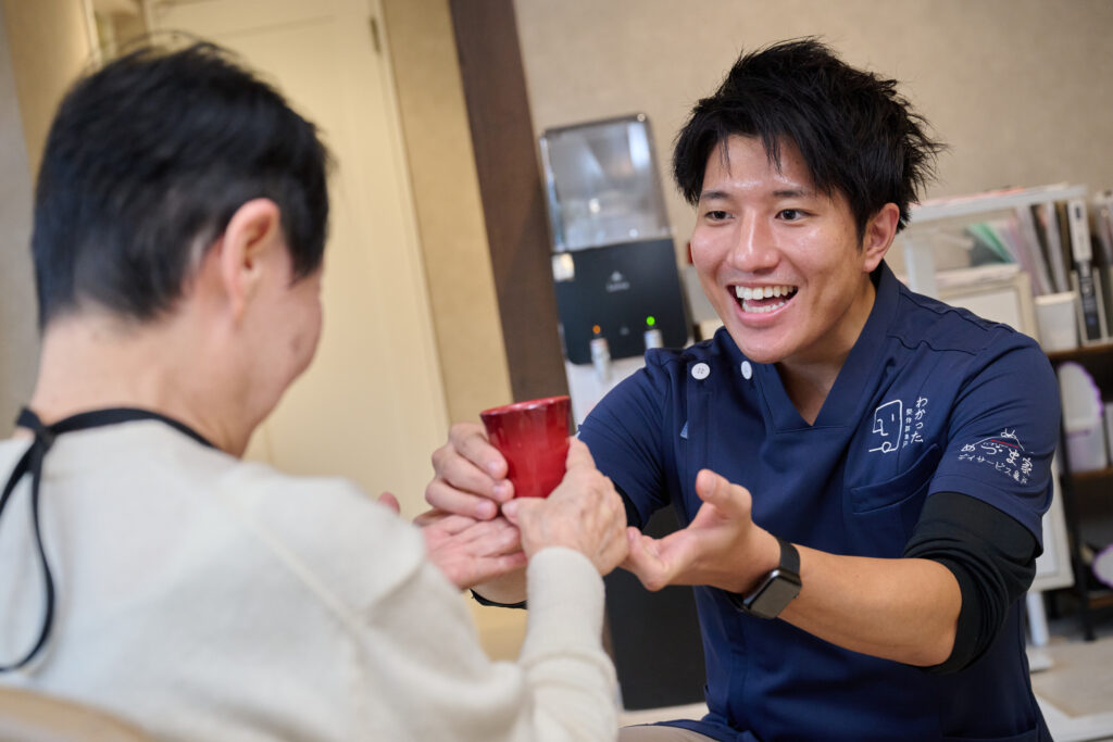 ３Ｐｏデイサービス亀戸中央の統括をつとめる田所 伸啓（たどころ のぶひろ）